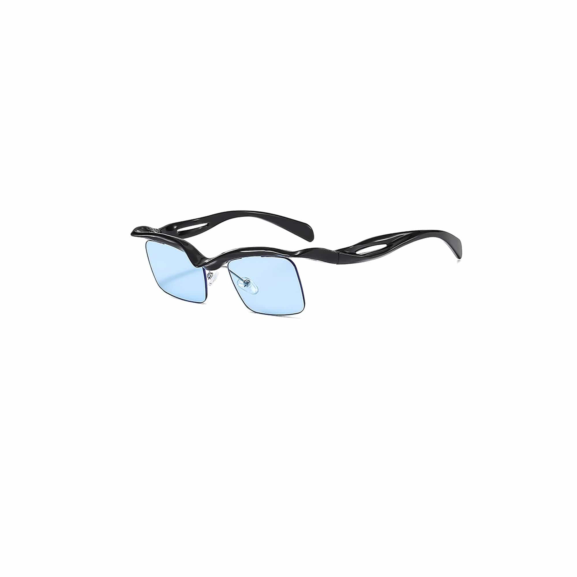 Streamlined Half-Rim Tint Sunglasses - view 1