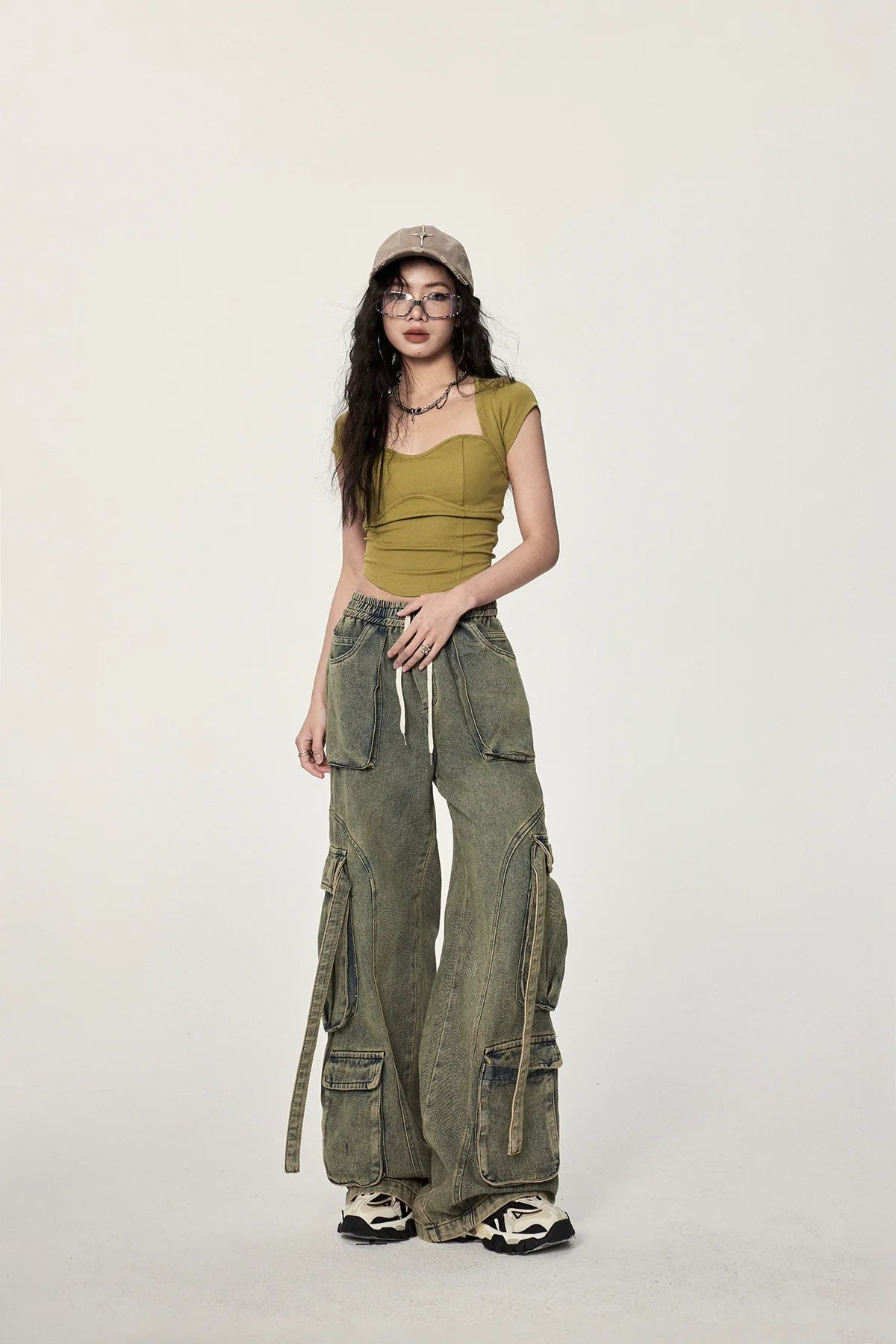 Twisted Open Back Crop Top