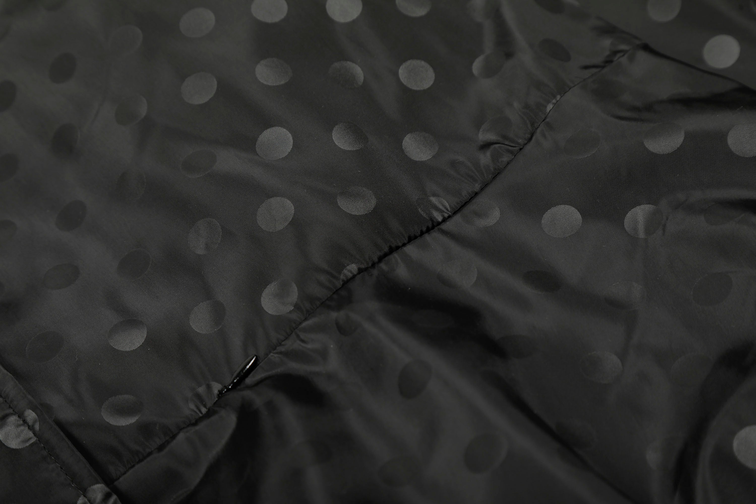 Black Dot Pattern Windbreaker
