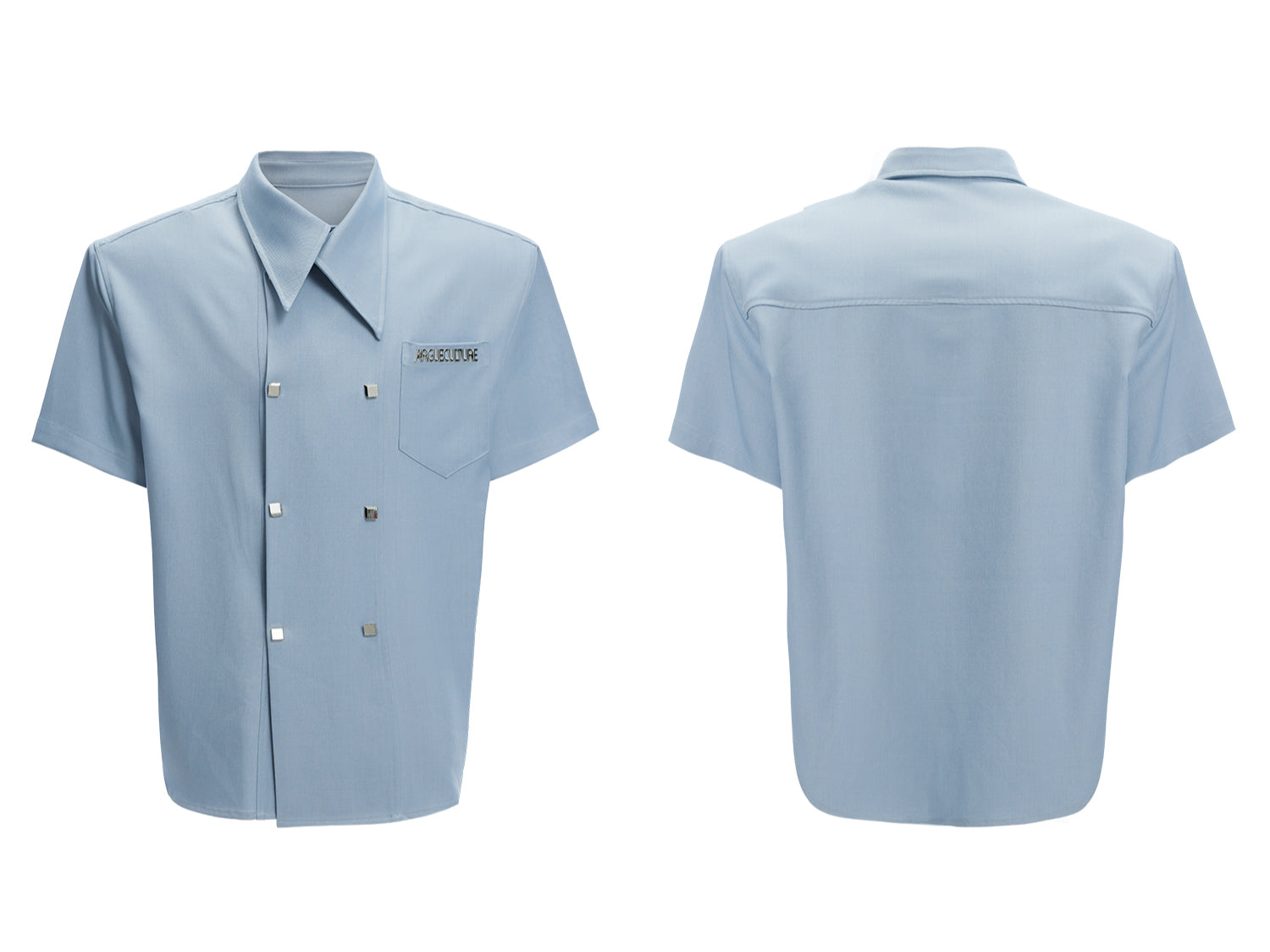 White Oversized Button Down Work Shirt