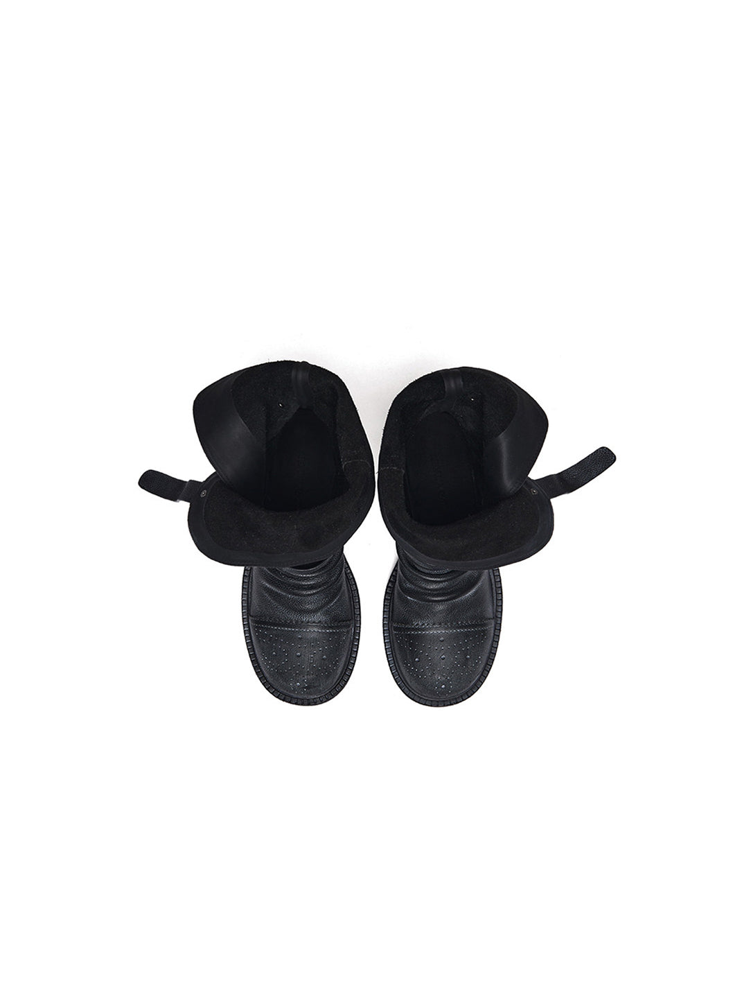 Distressed Triple-Buckle Ankle Boots - View 14