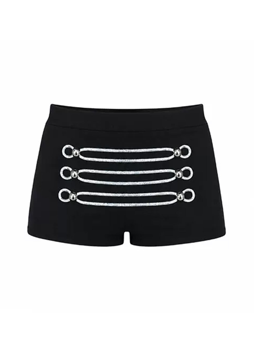 Napoleon-Embroidered Palace Micro Shorts