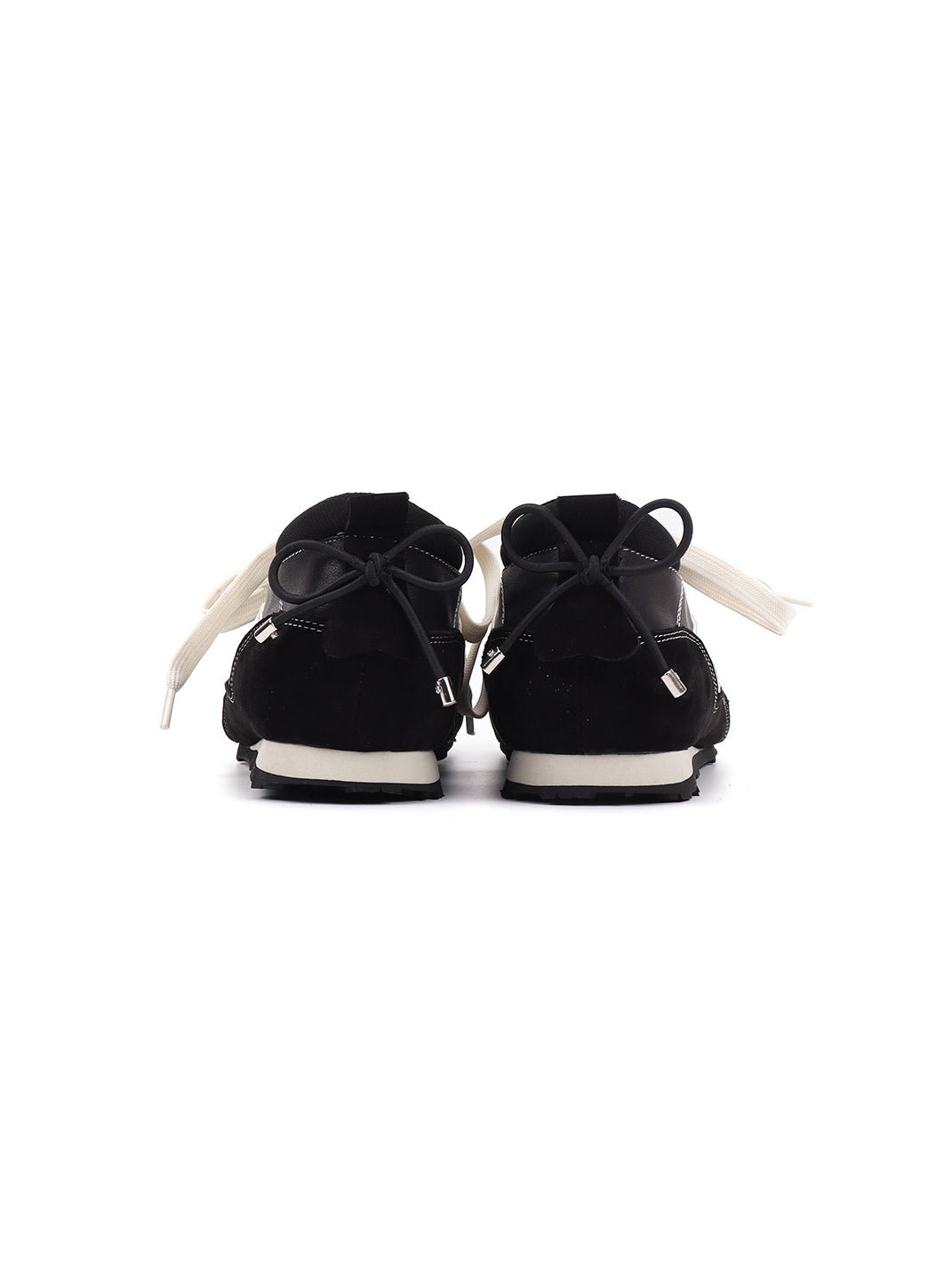 Square-Toe Leather Sport Ballet Flats - View 8