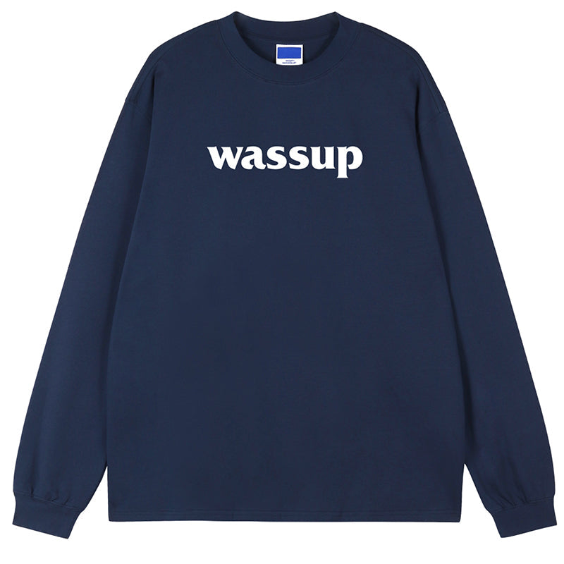 Classic Basic Logo Printed Long Sleeved Tee - chiclara