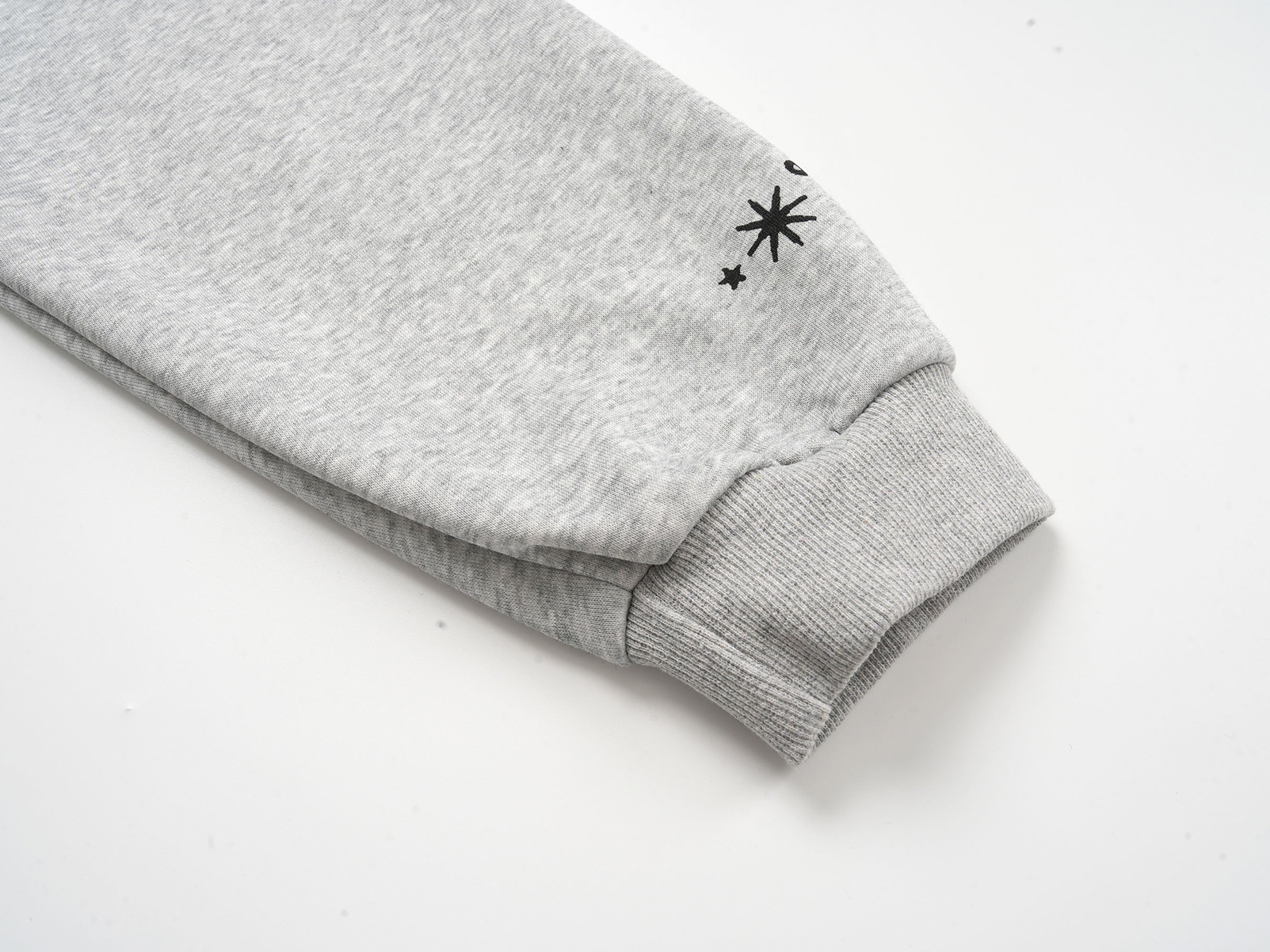 Gray Bunny Ear Zip Hoodie