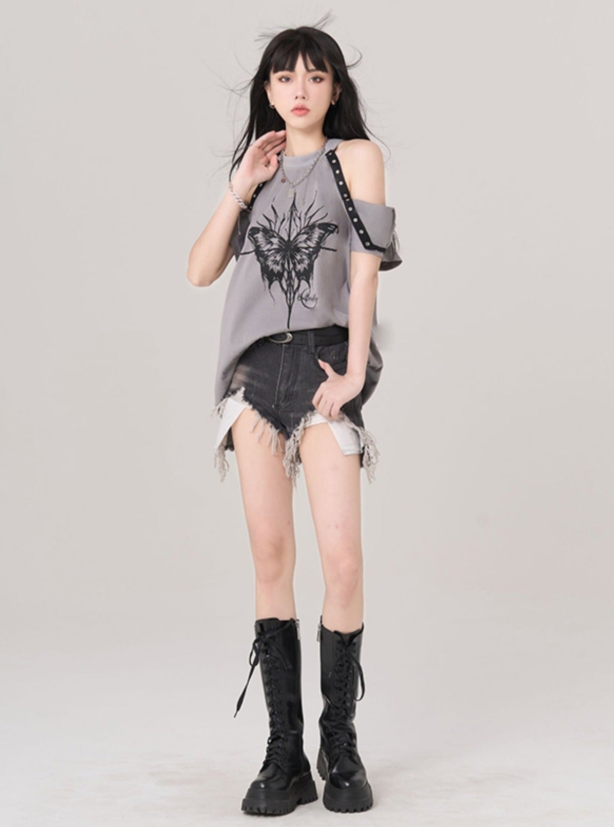 Original Butterfly Short-Sleeved T-Shirt - chiclara