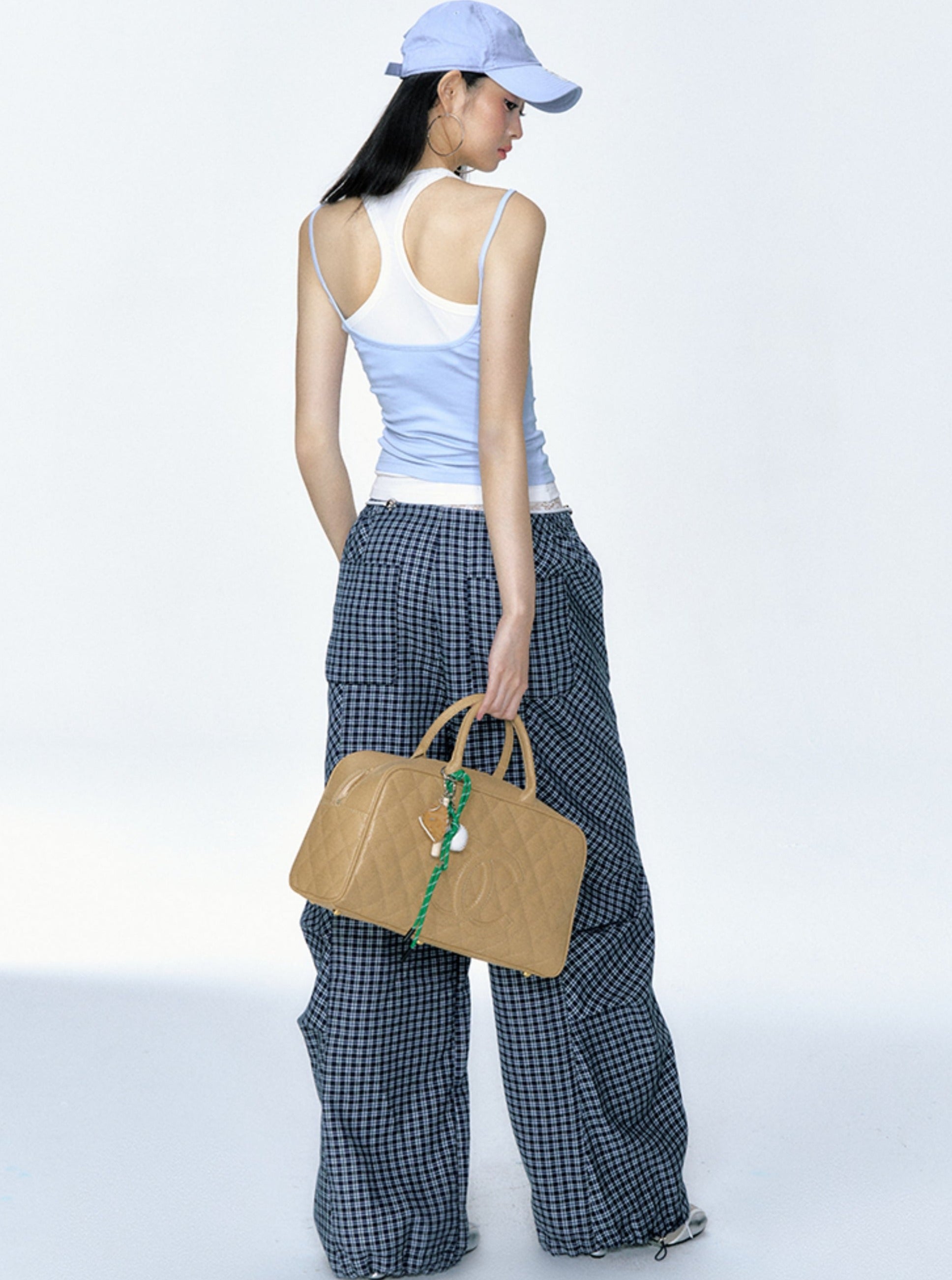 릴렉스핏 체크 라운지 팬츠