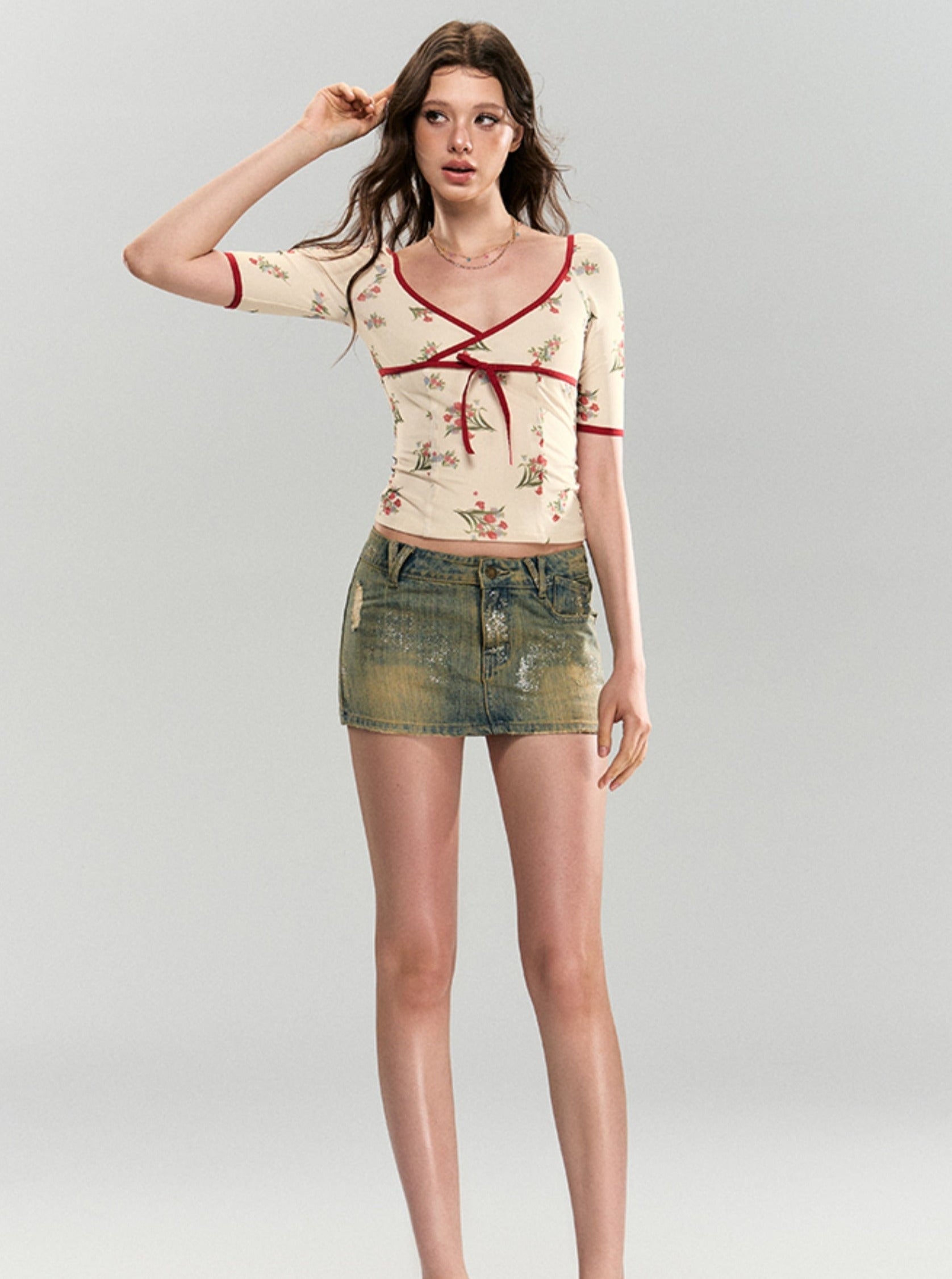 Delannes Denim -Minirock