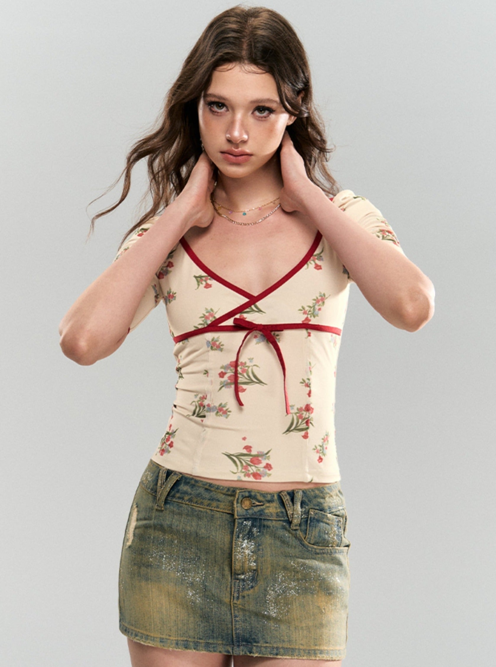 Delannes Denim -Minirock