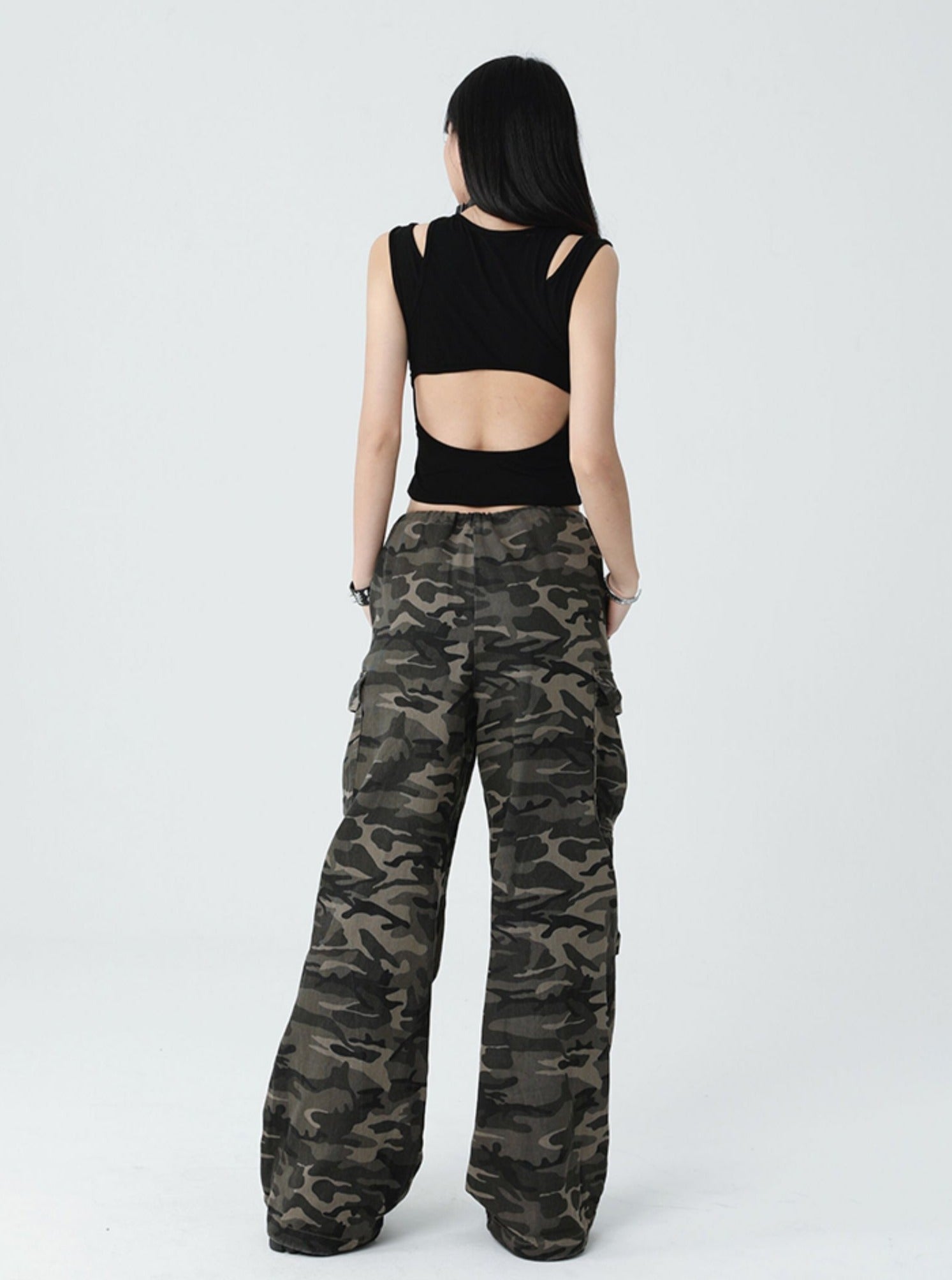 American Sweet And Spicy Suspender Vest Top - chiclara