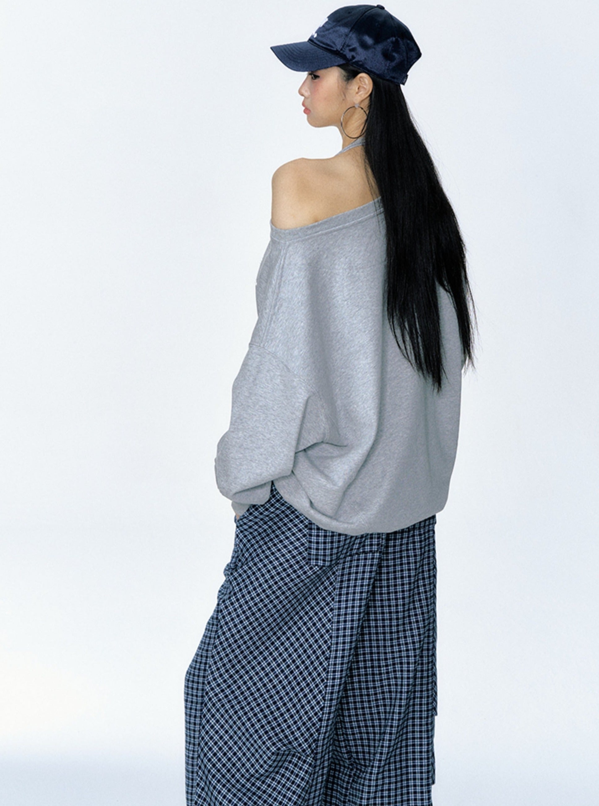 릴렉스핏 체크 라운지 팬츠