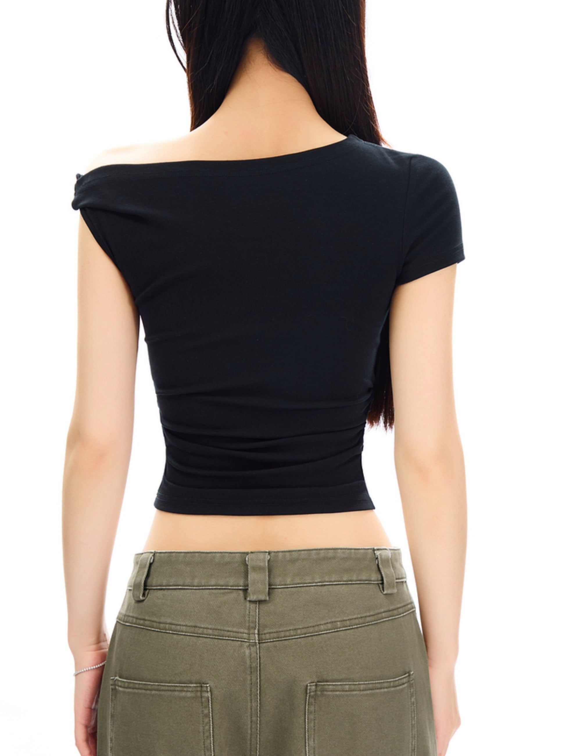 Top de cosecha de contorno elegante