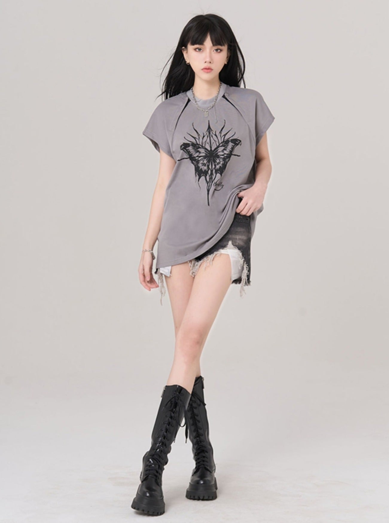 Original Butterfly Short-Sleeved T-Shirt - chiclara