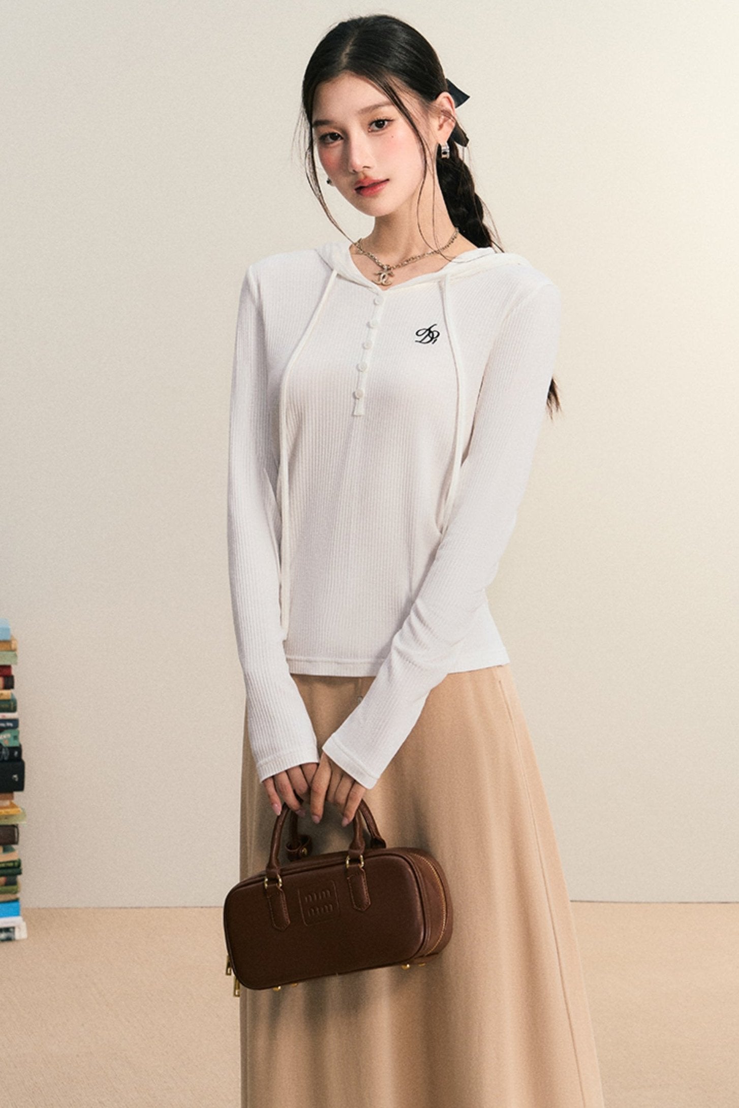 Acogedora sudadera con sudadera con sudadera con Henley