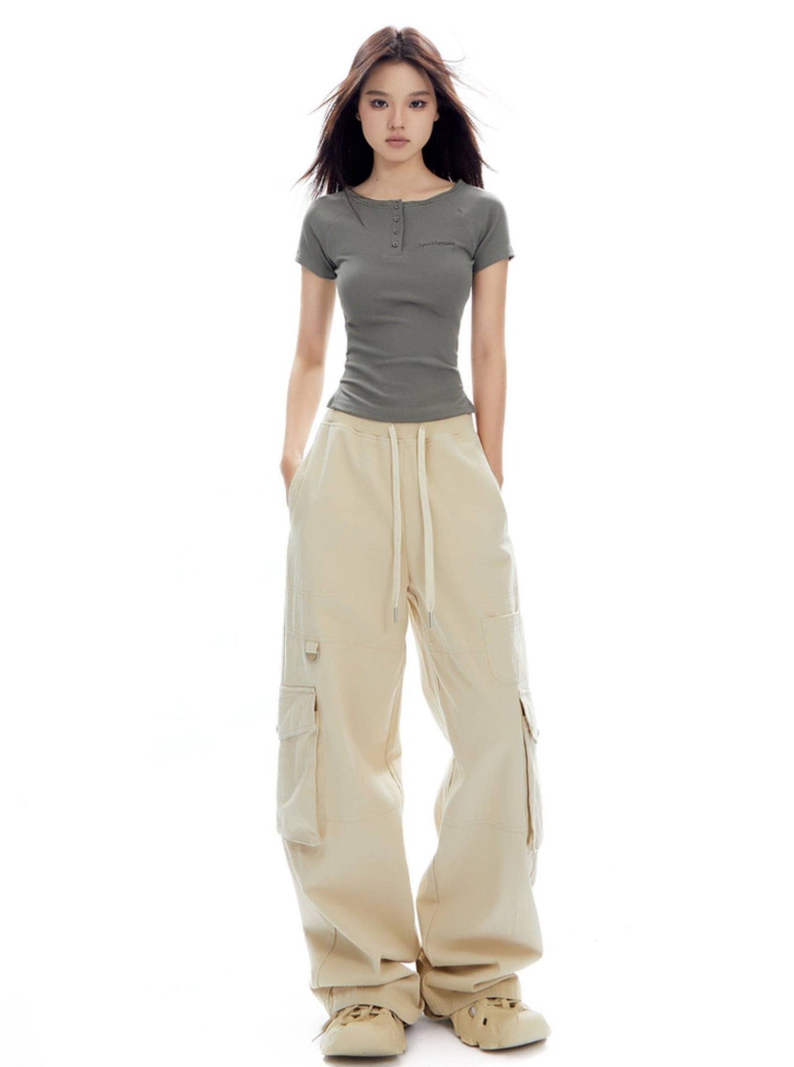 Avena whisper henley tee