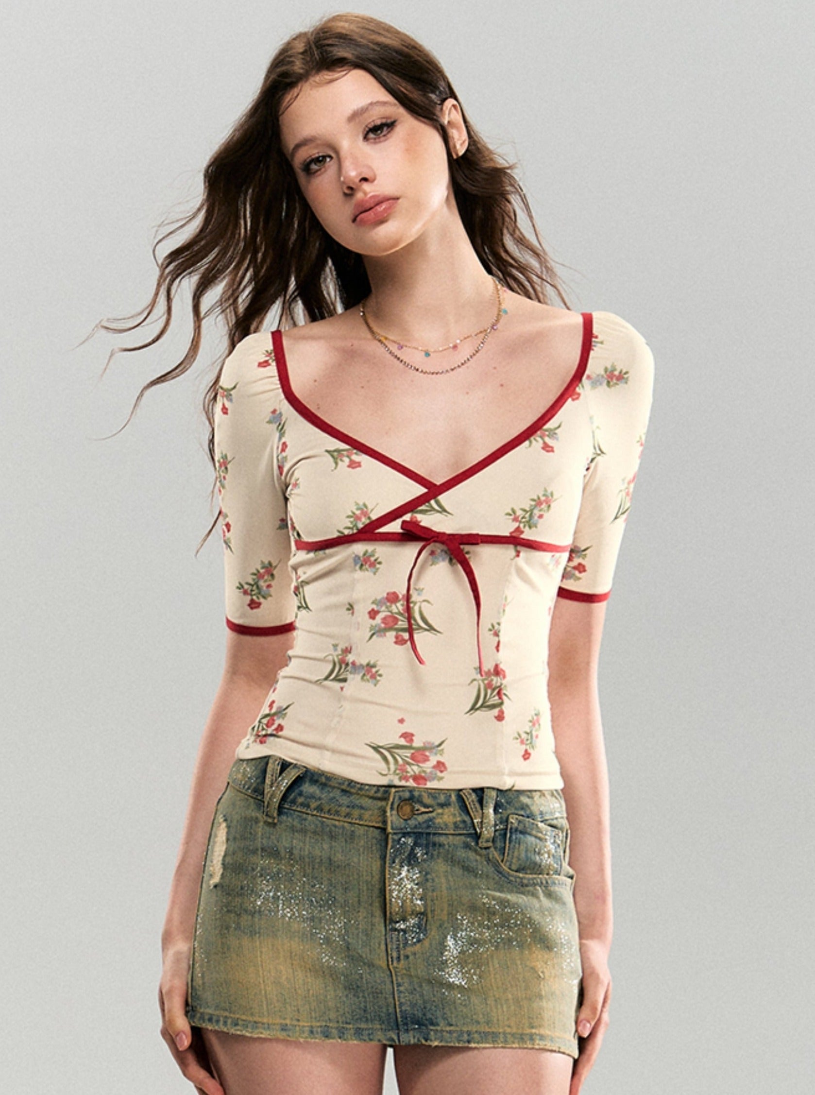 Delannes Denim -Minirock
