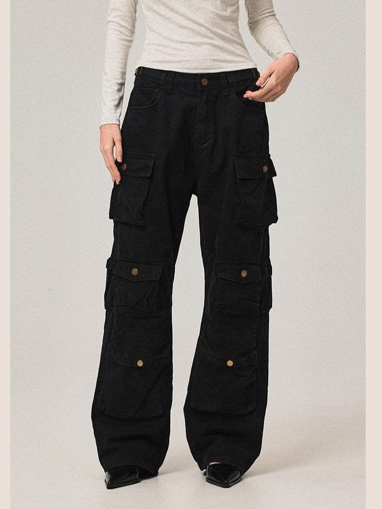 Pantalon à jambes larges occasionnels en vrac hip-hop