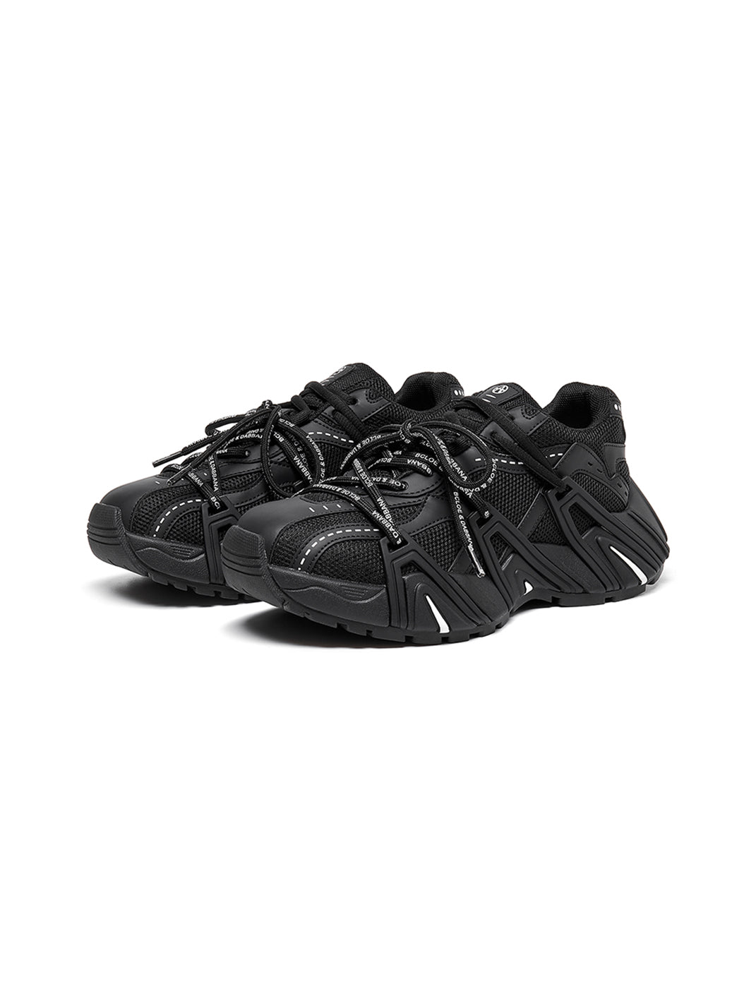 Beige Mesh Cage Runner Sneakers - View 17