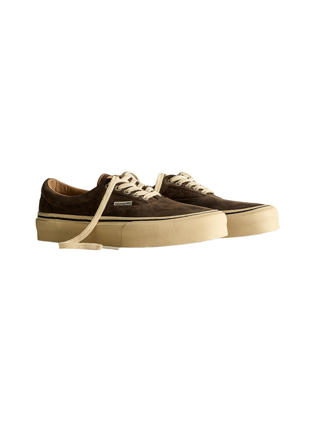 Black Distressed Leather Canvas Low-Top Sneakers - View 21
