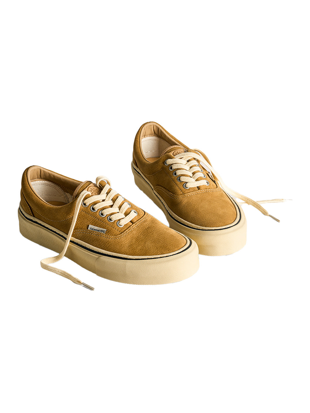 Black Distressed Leather Canvas Low-Top Sneakers - View 30