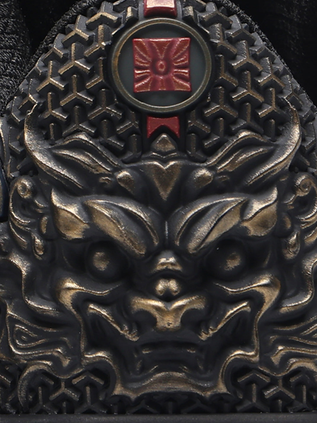 Black Dragon Embroidered Low-Top Sneakers - View 8