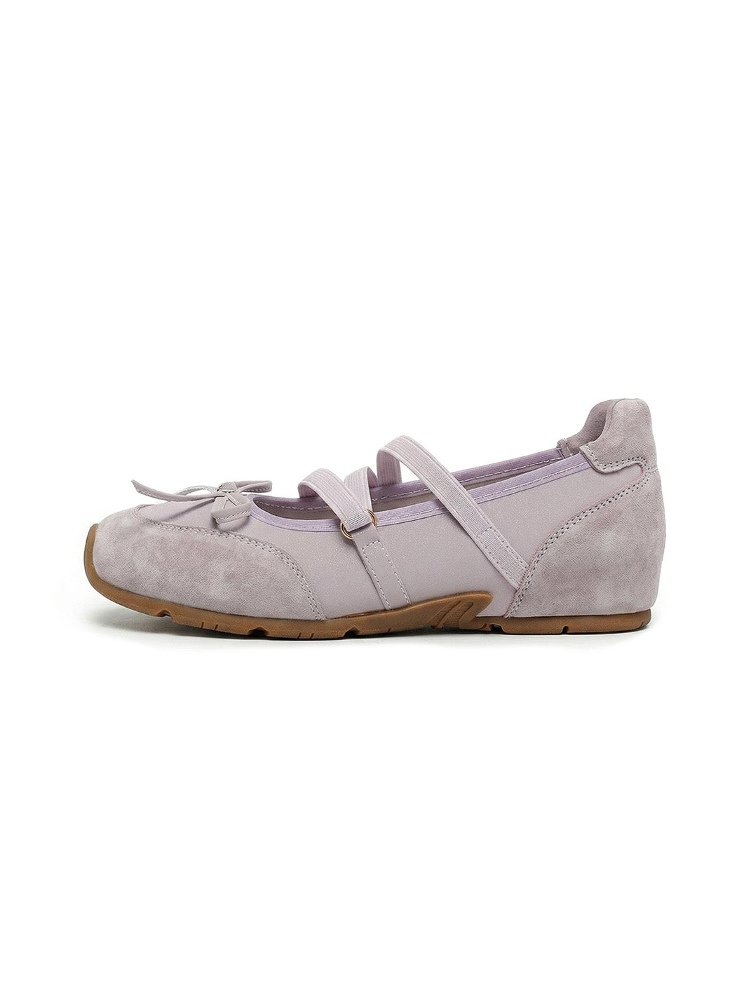 Sheer Mesh-Strap Mary Jane Ballet Flats - View 7
