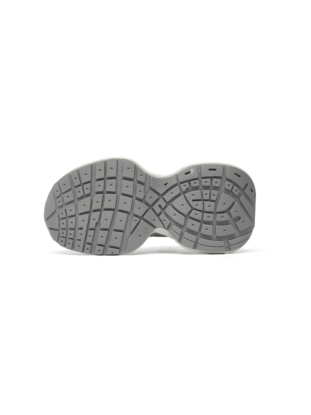 Silver Layered-Mesh Chunky Runner Sneakers - View 7