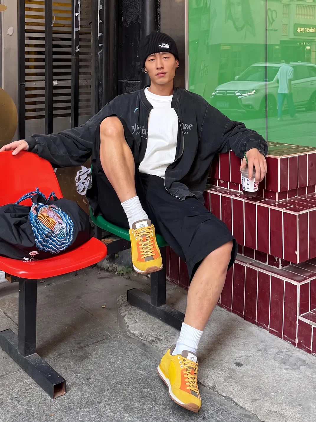 Wing-Panel Colorblock Retro Sneakers - view 16