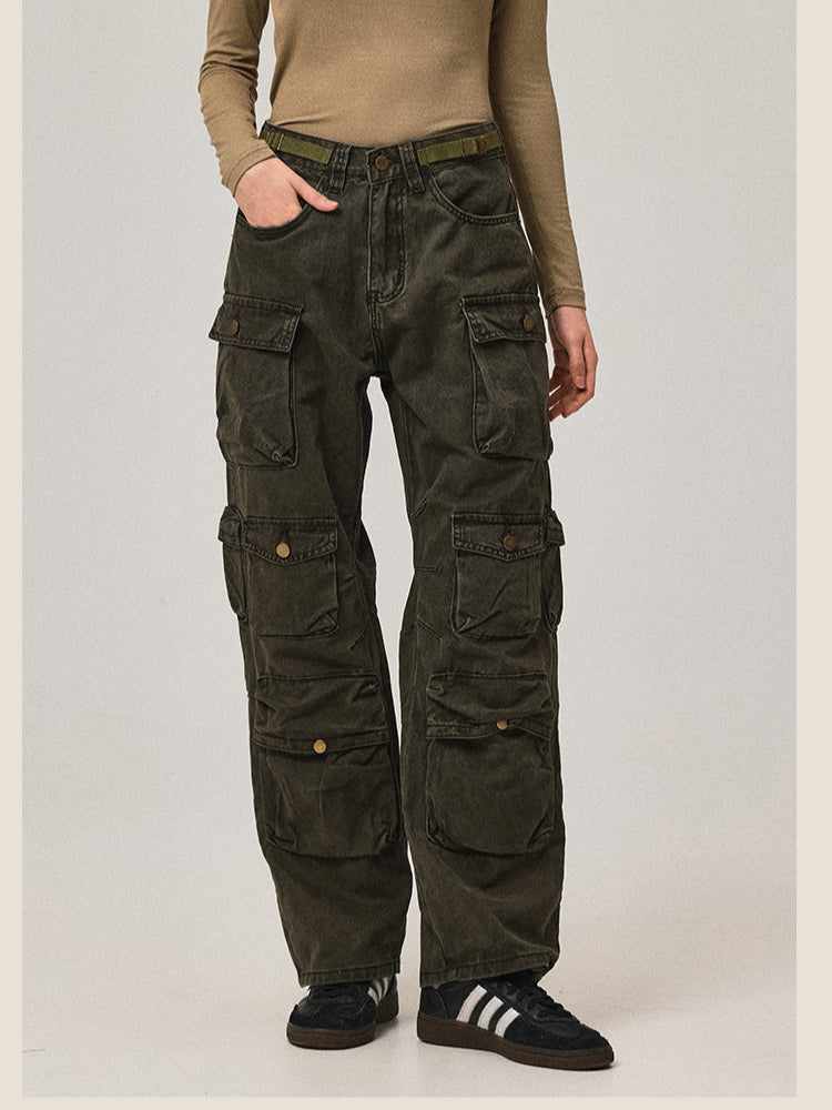 Pantalon à jambes larges occasionnels en vrac hip-hop