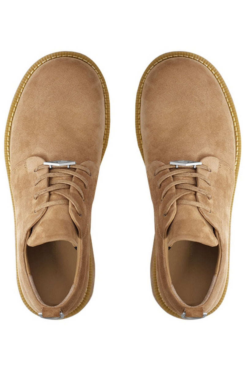 Suede Crepe Sole Derby Shoes