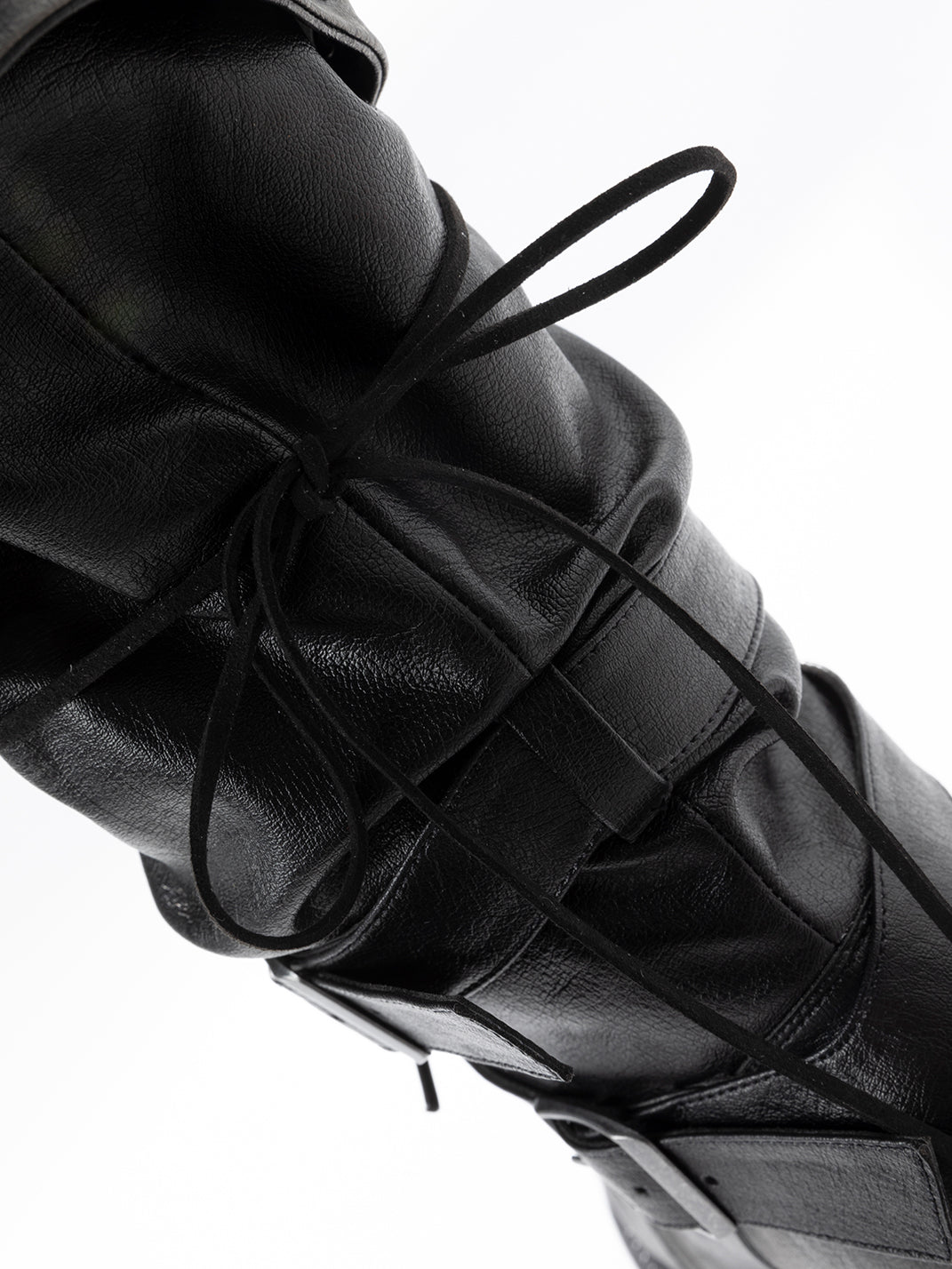 Convertible Eyelet-Strap Riding Boots - View 19