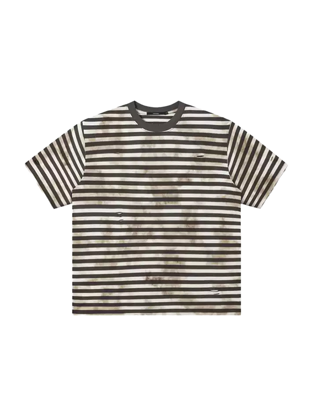 Weathered-Stripe Relaxed Crewneck Tee — product view 1