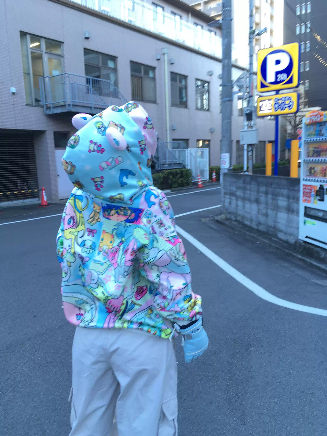 Cartoon Parade Ear-Hood Zip Jacket — view 4