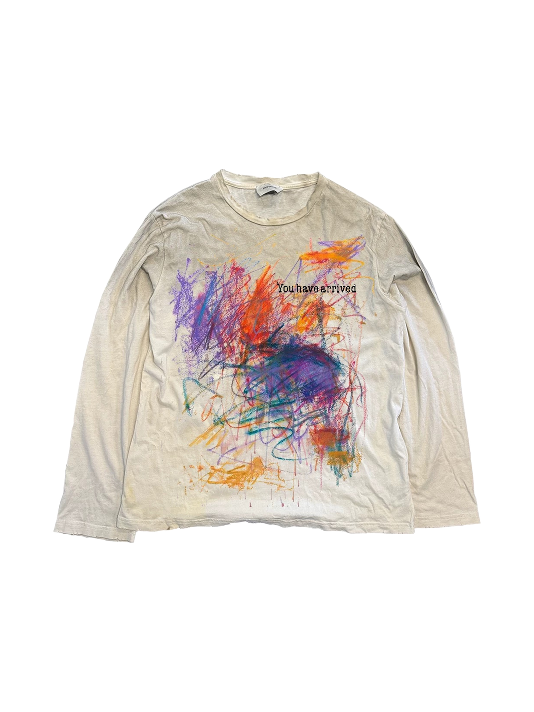Colorstorm Distressed Long-Sleeve Tee — view 1