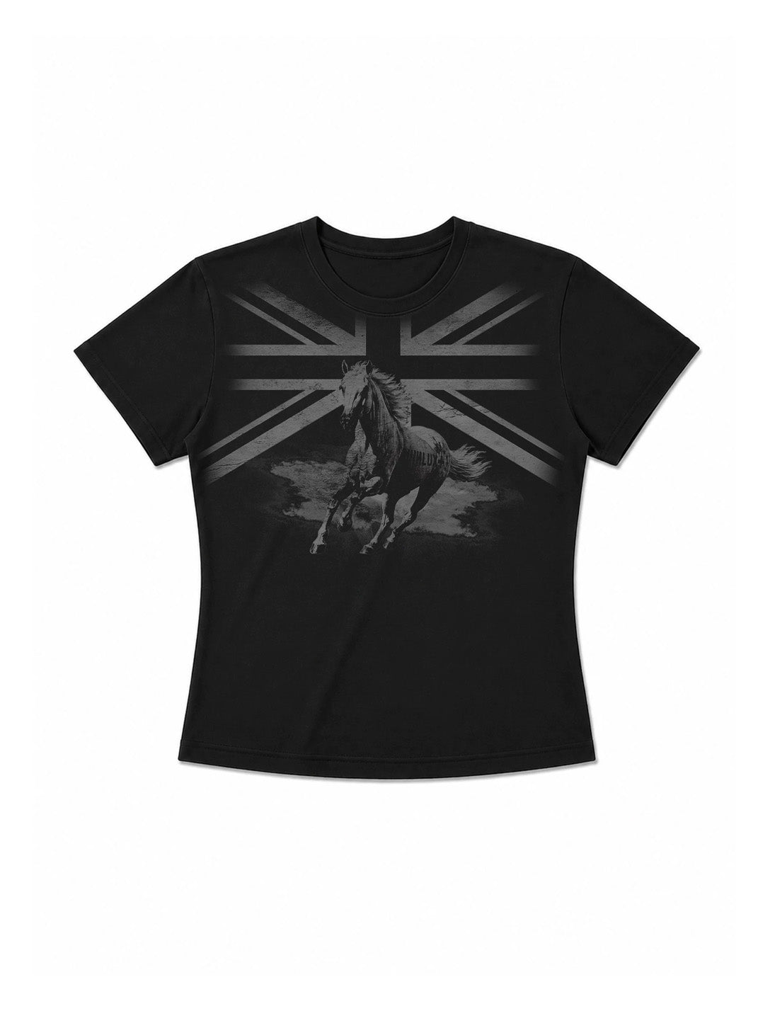 Shadow Flag Fitted Cotton Tee — view 1