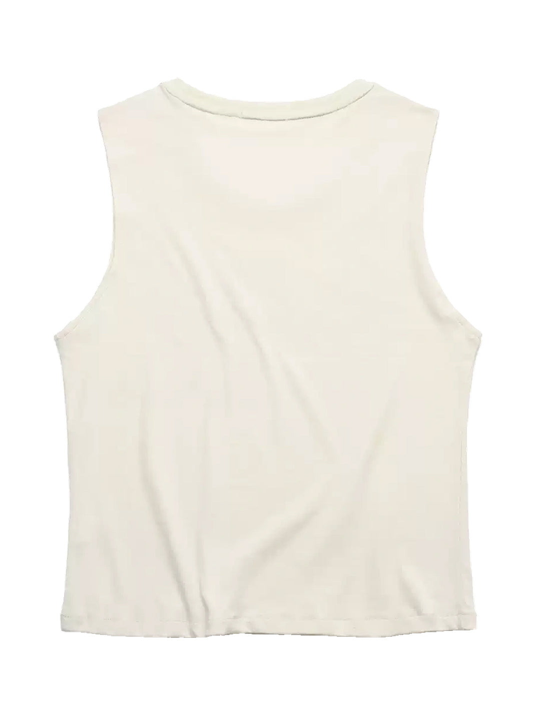 Faded Letter Cotton Muscle Tank — view 4