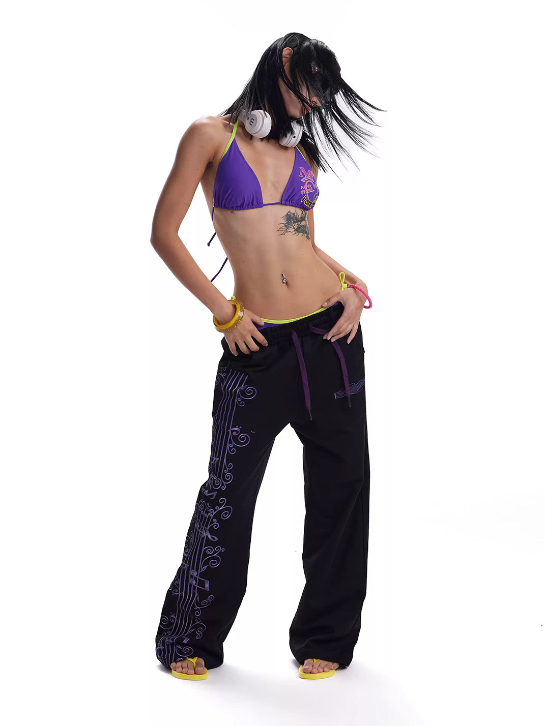Violet Melody Drawstring Sweatpants — view 5