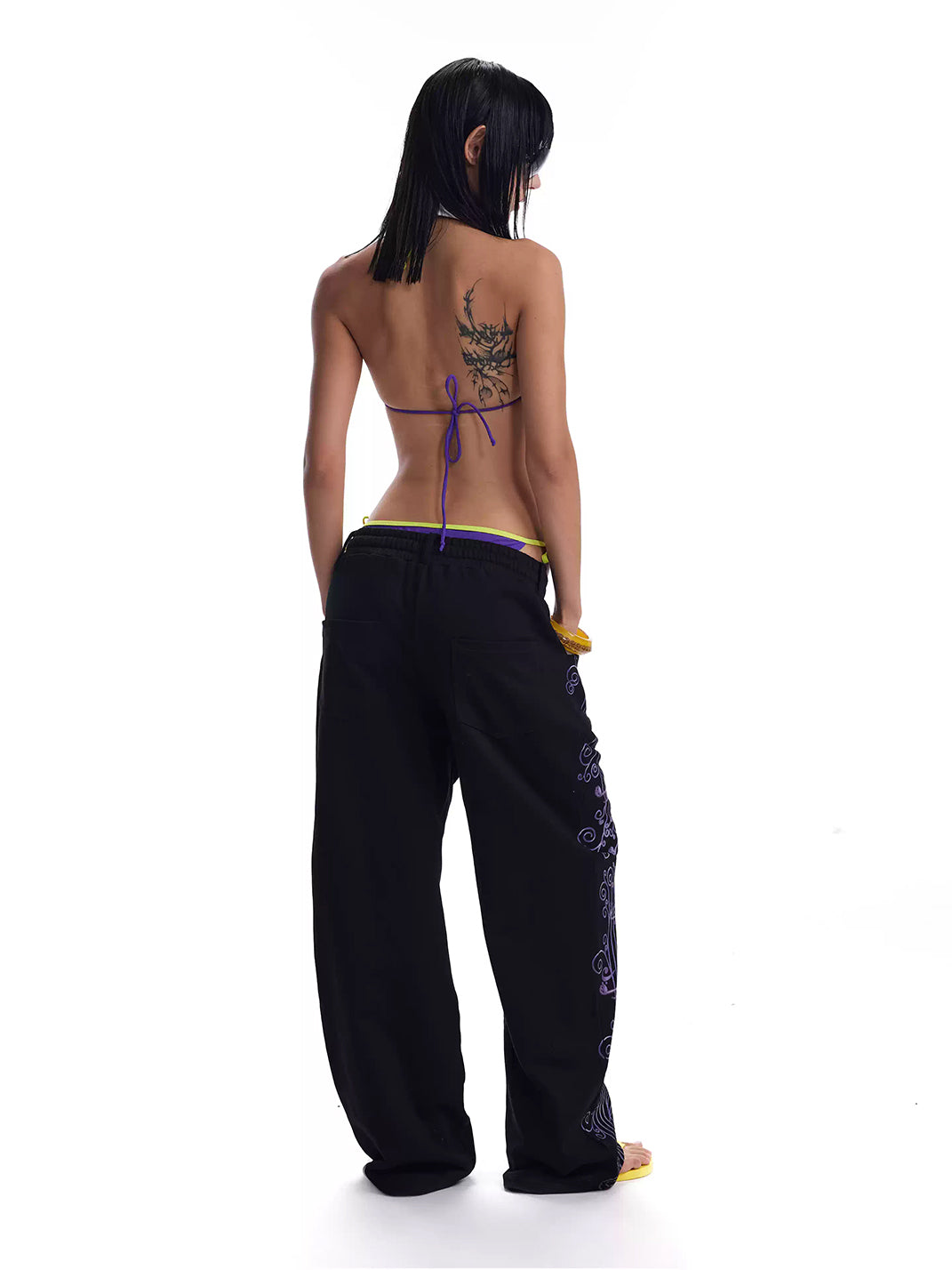 Violet Melody Drawstring Sweatpants — view 6