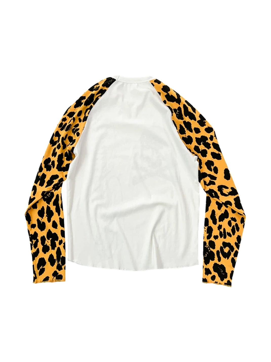 Leopard Raglan Skull Cotton-Blend Tee — view 7