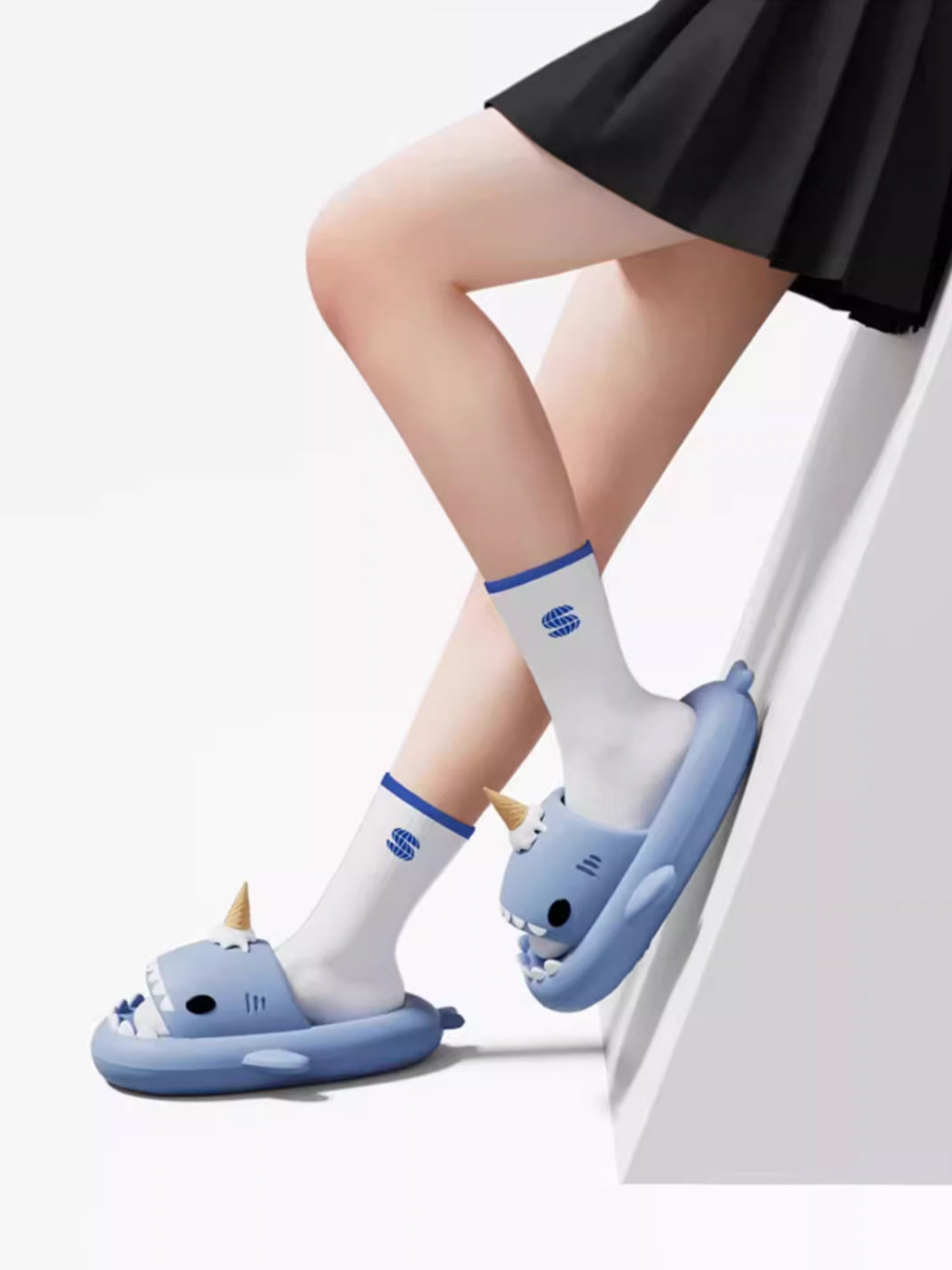 Shark Platform Comfort Slippers - View 2