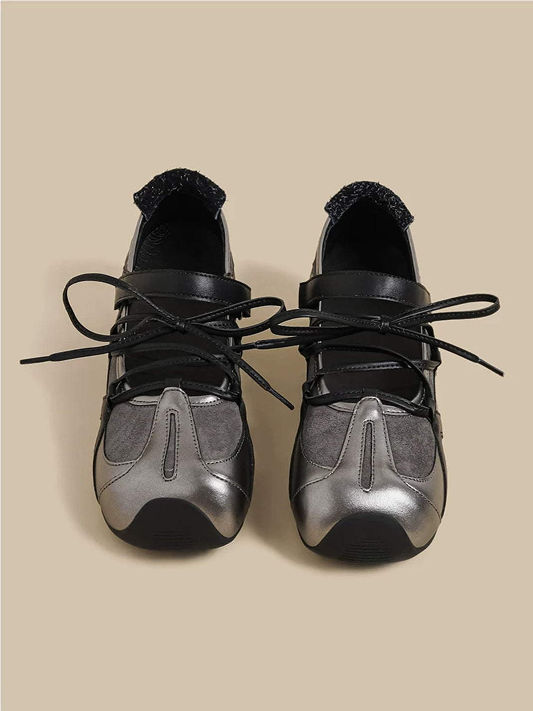 Multi-Strap Cutout Mesh Trainer Sneakers - View 8
