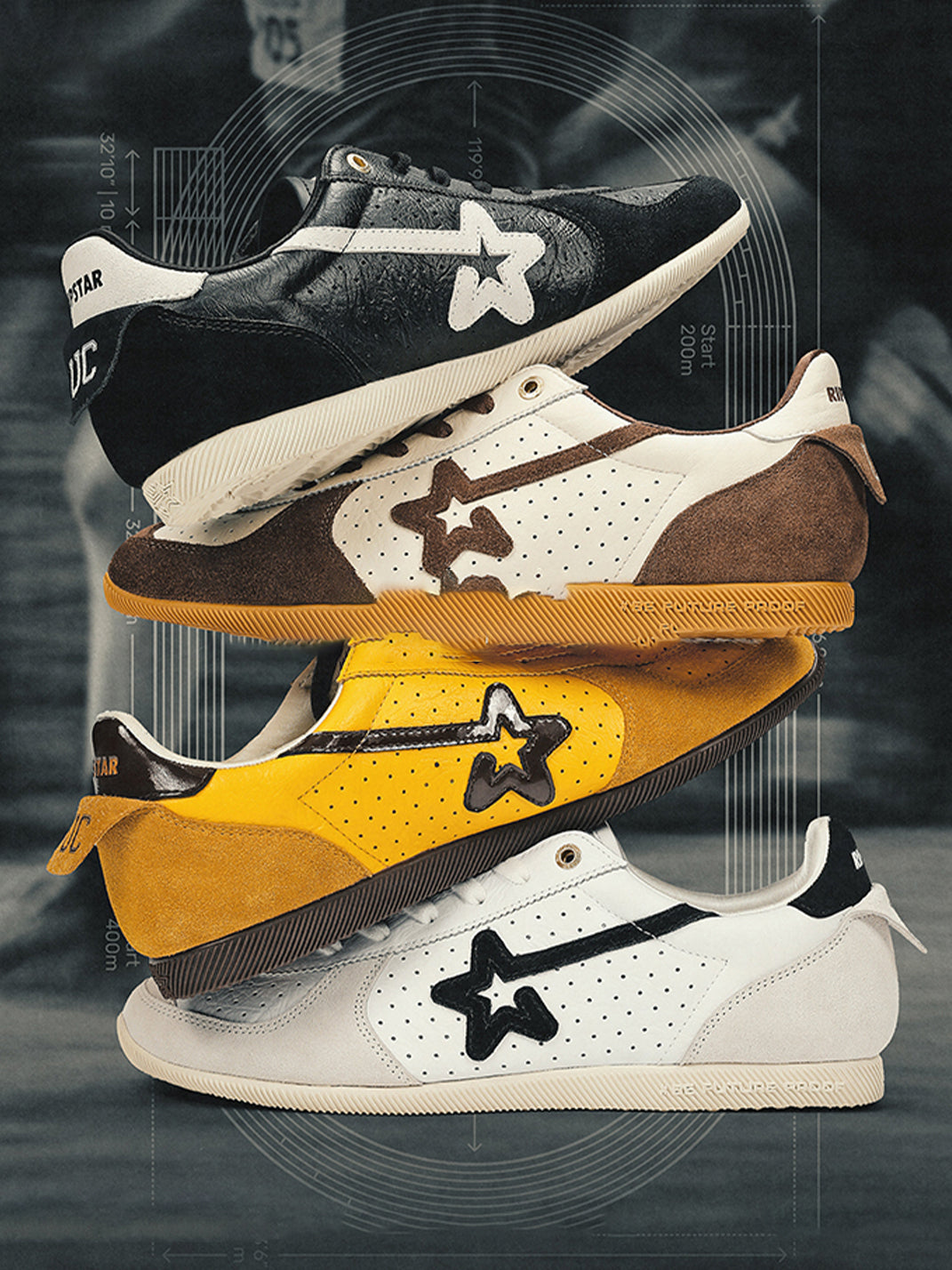 Collegiate Suede Low-Profile Trainers - View 12