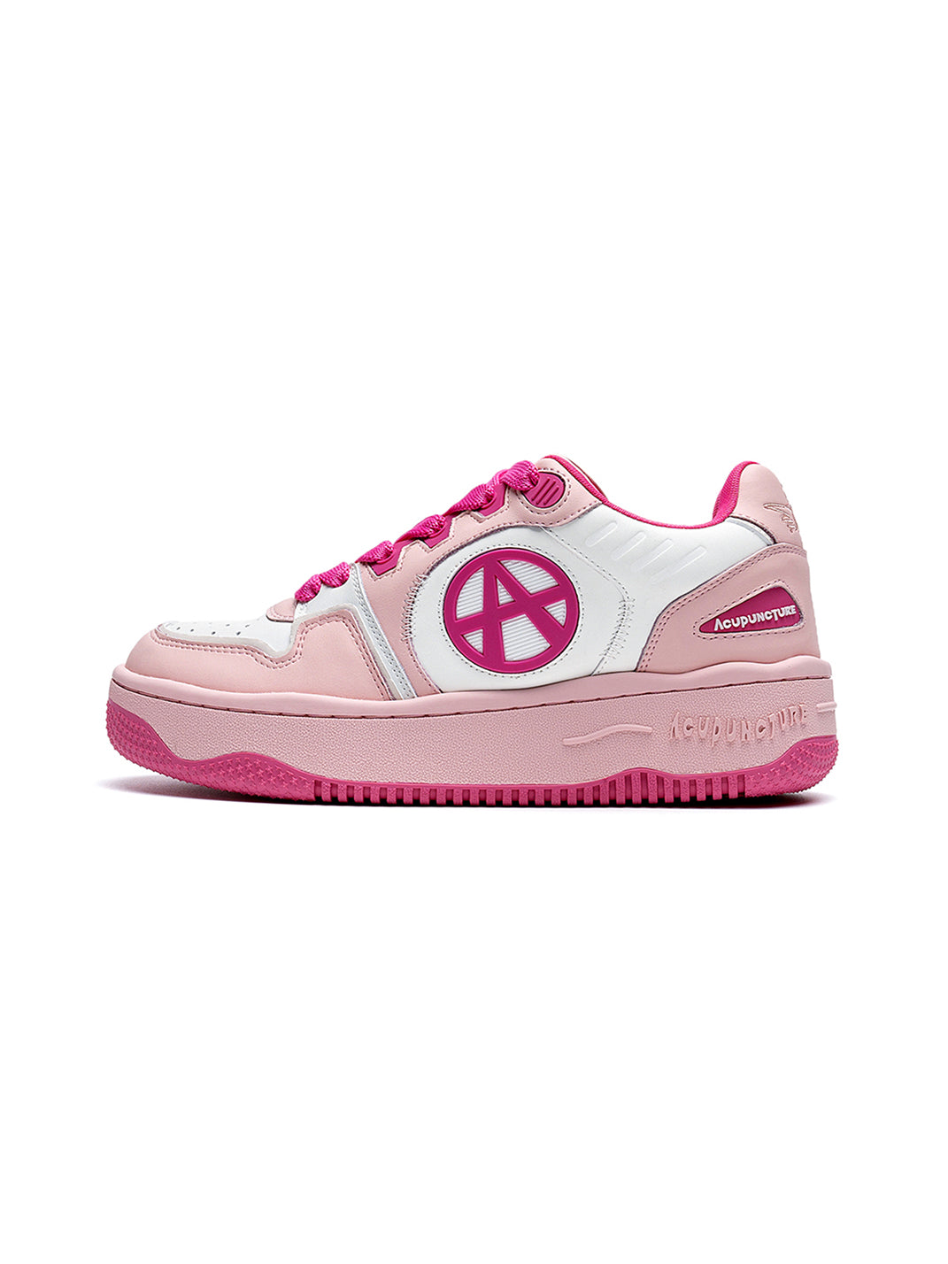 Circle-Logo Colorblock Skate Sneakers - View 22