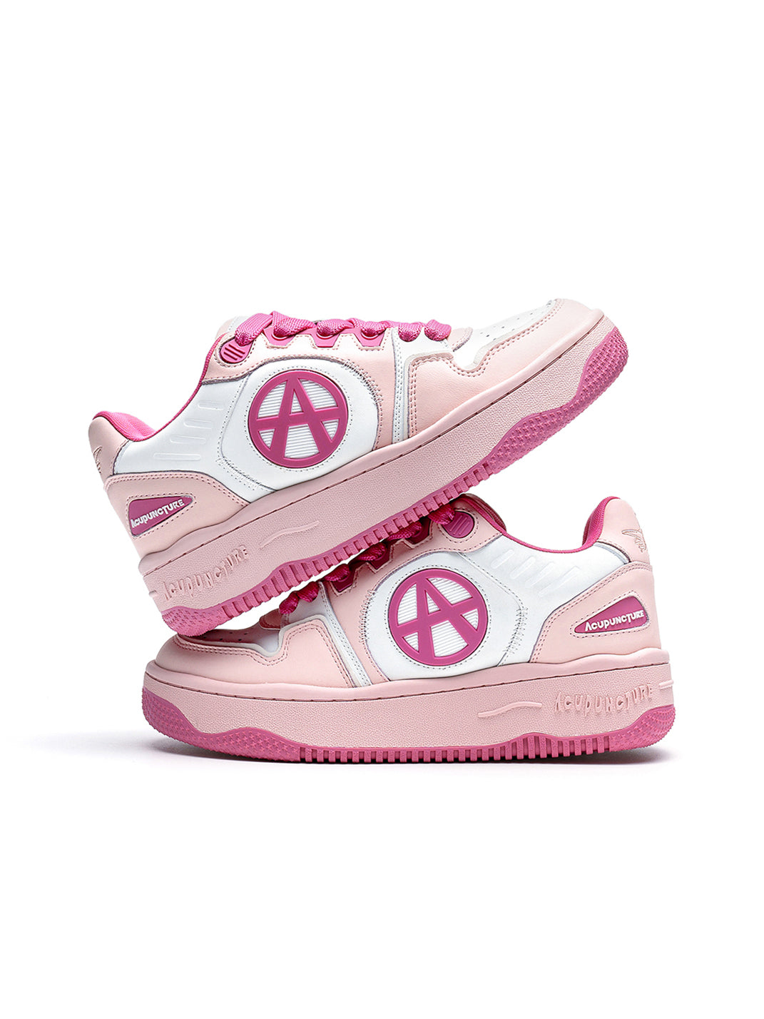Circle-Logo Colorblock Skate Sneakers - View 26