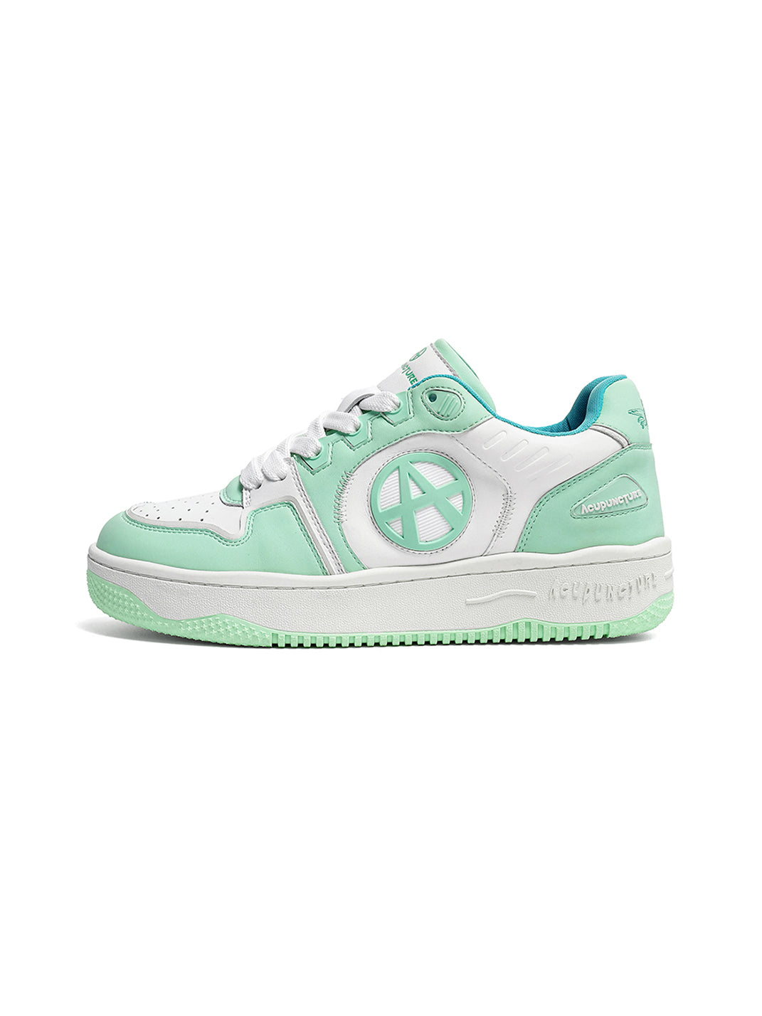 Circle-Logo Colorblock Skate Sneakers - View 32