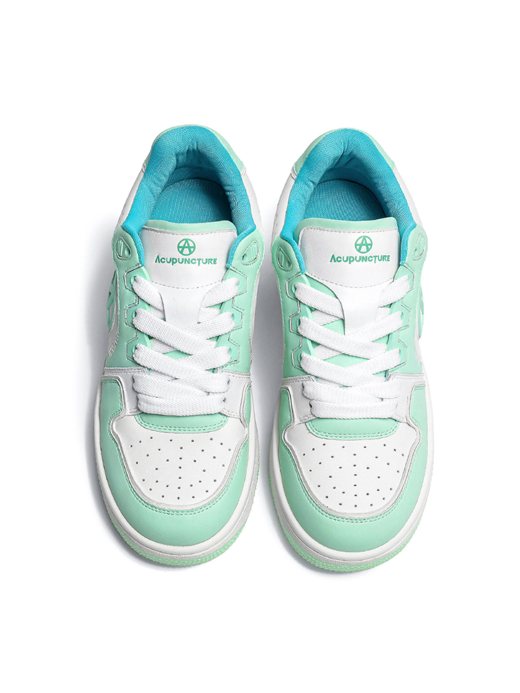Circle-Logo Colorblock Skate Sneakers - View 38