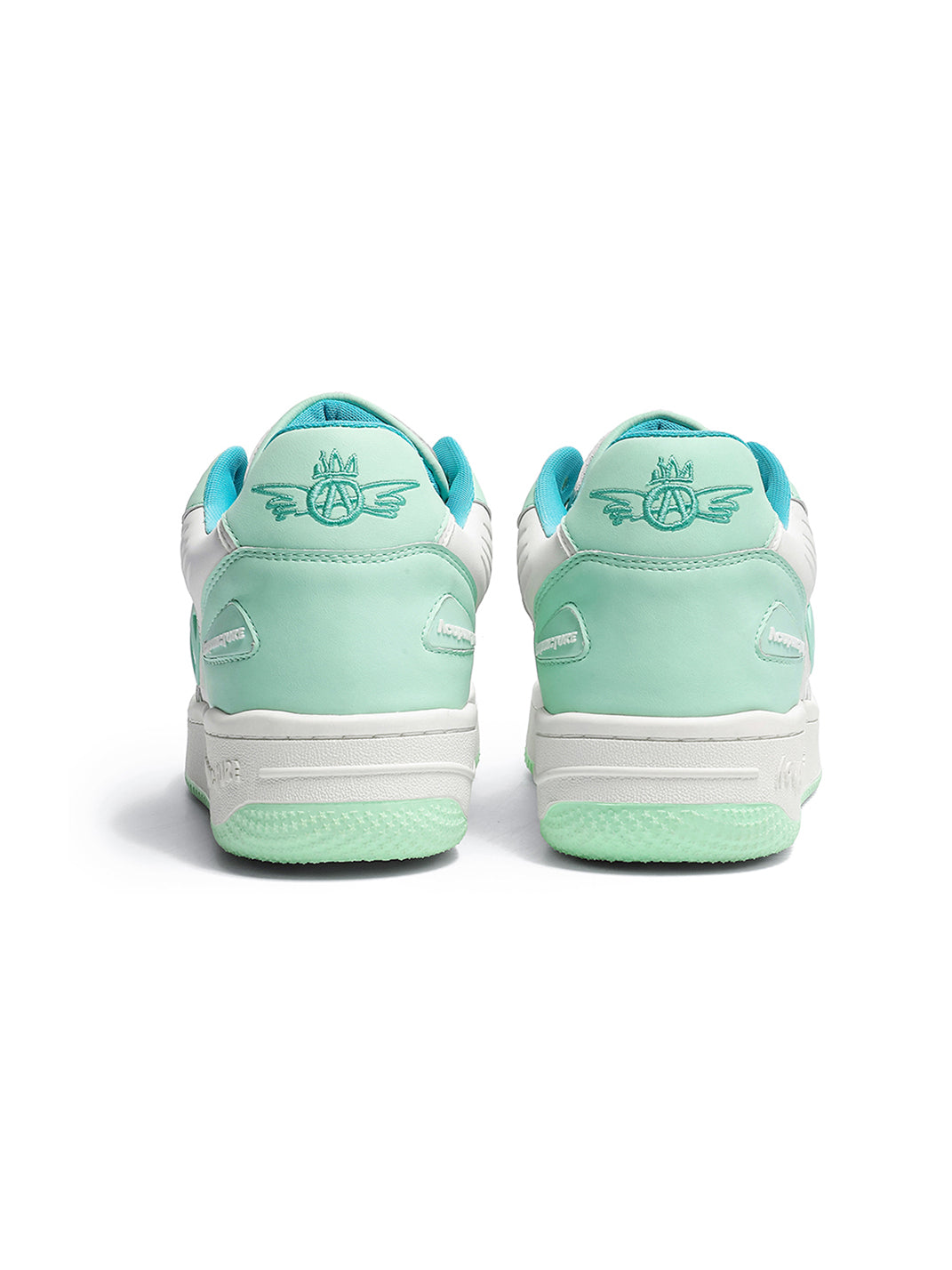 Circle-Logo Colorblock Skate Sneakers - View 39