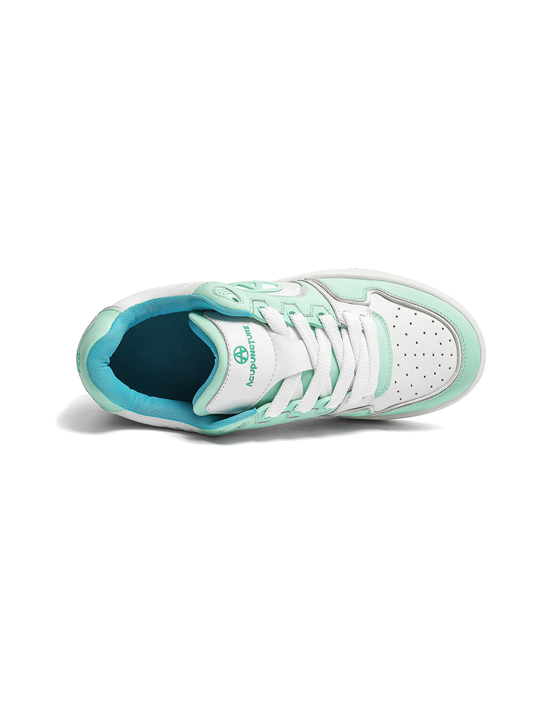 Circle-Logo Colorblock Skate Sneakers - View 41