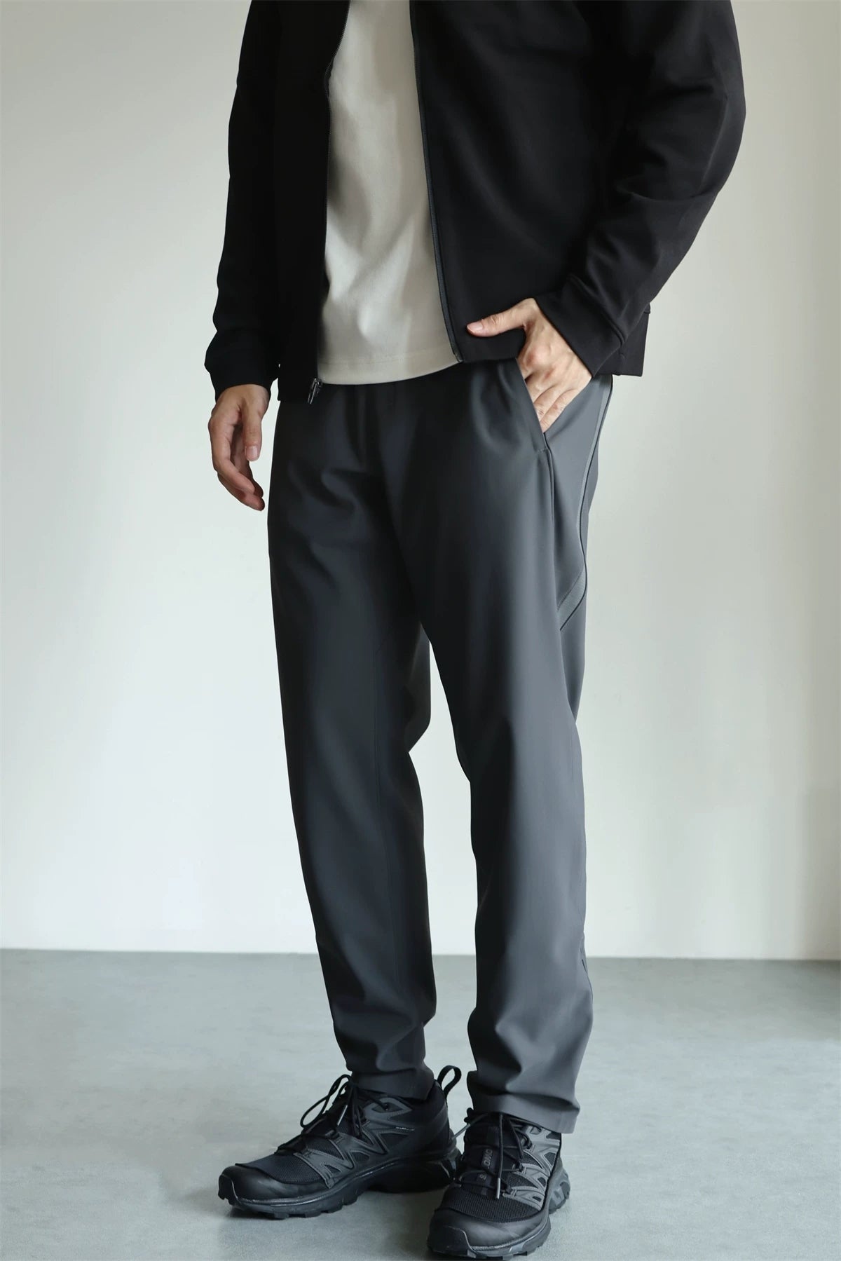 Stretch Travel Pants with Zip Hems product view 1