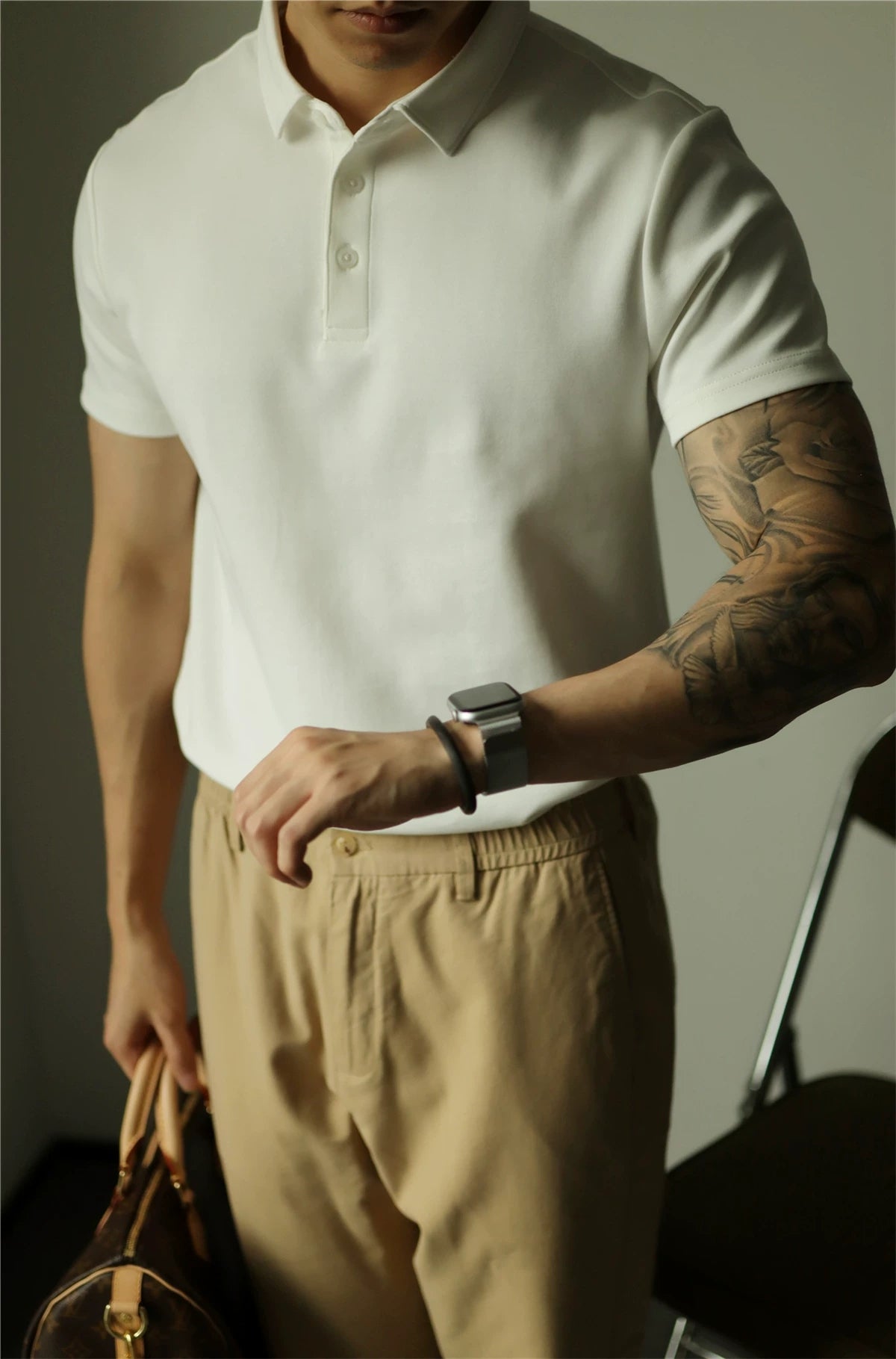 Cotton-Blend Air-Layer Polo Shirt product view 1